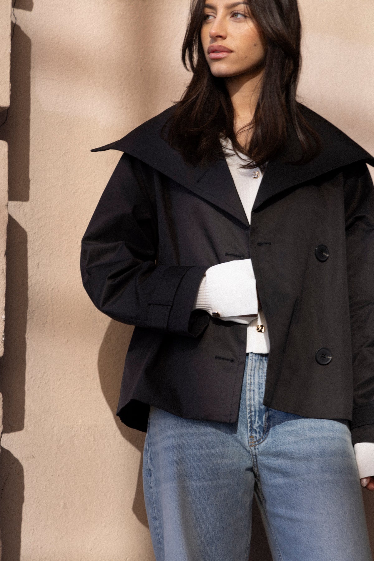 Mazieiw Perry Short Coat - Svart