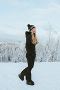 Parry Ski Jumpsuit Faux Border - Svart