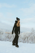 Parry Ski Jumpsuit Faux Border - Svart