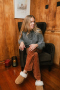Sophia Chunky Cardigan - Grey Melange