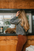 Sophia Chunky Cardigan - Grey Melange