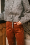 Sophia Chunky Cardigan - Grey Melange
