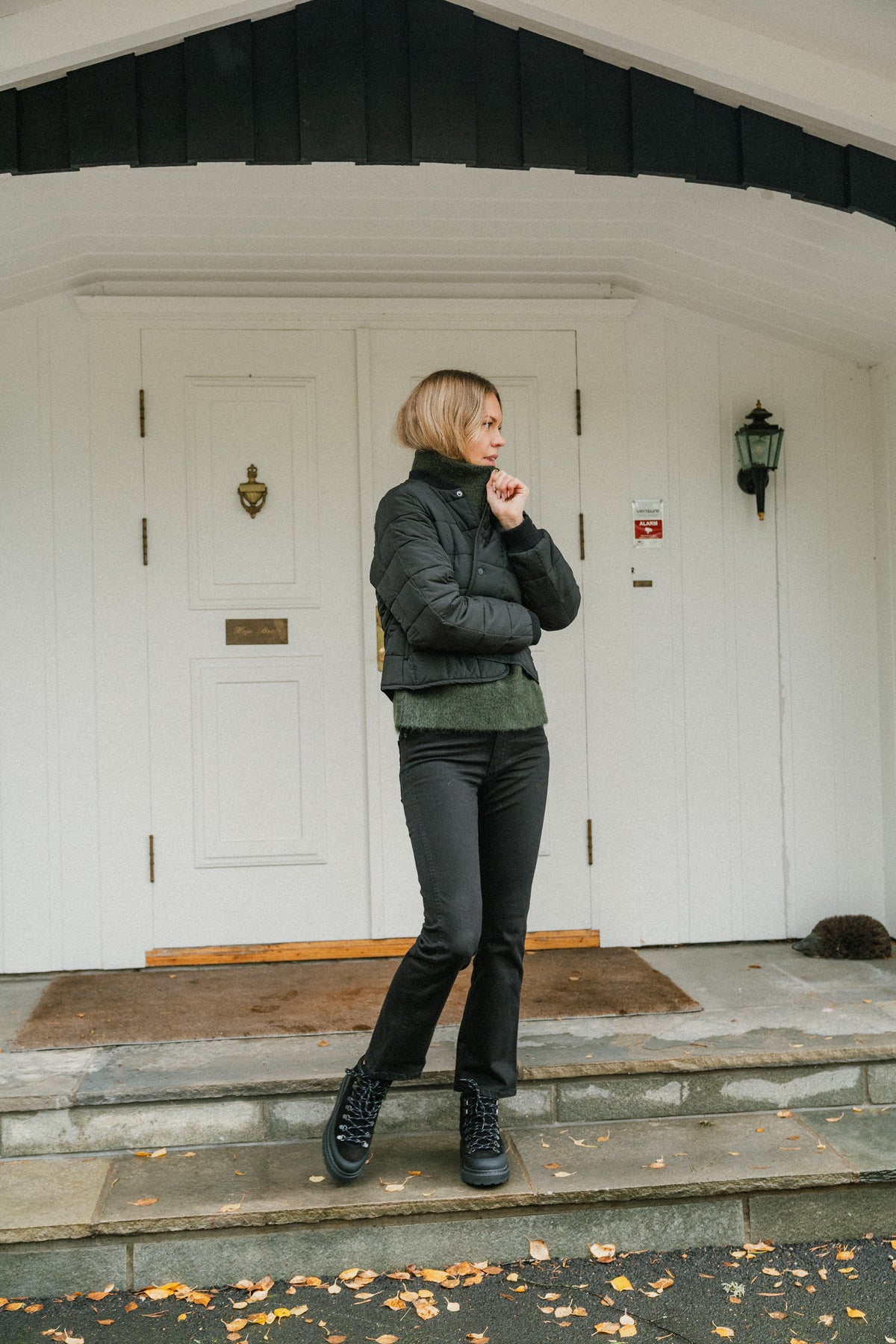 Liner W Bomber Jacket - Svart