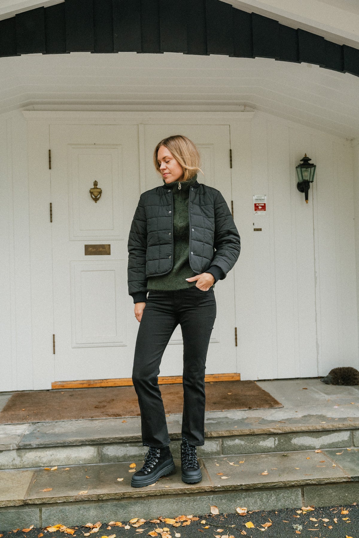 Liner W Bomber Jacket - Svart
