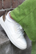 Dice Lo Sneaker - White/Gold