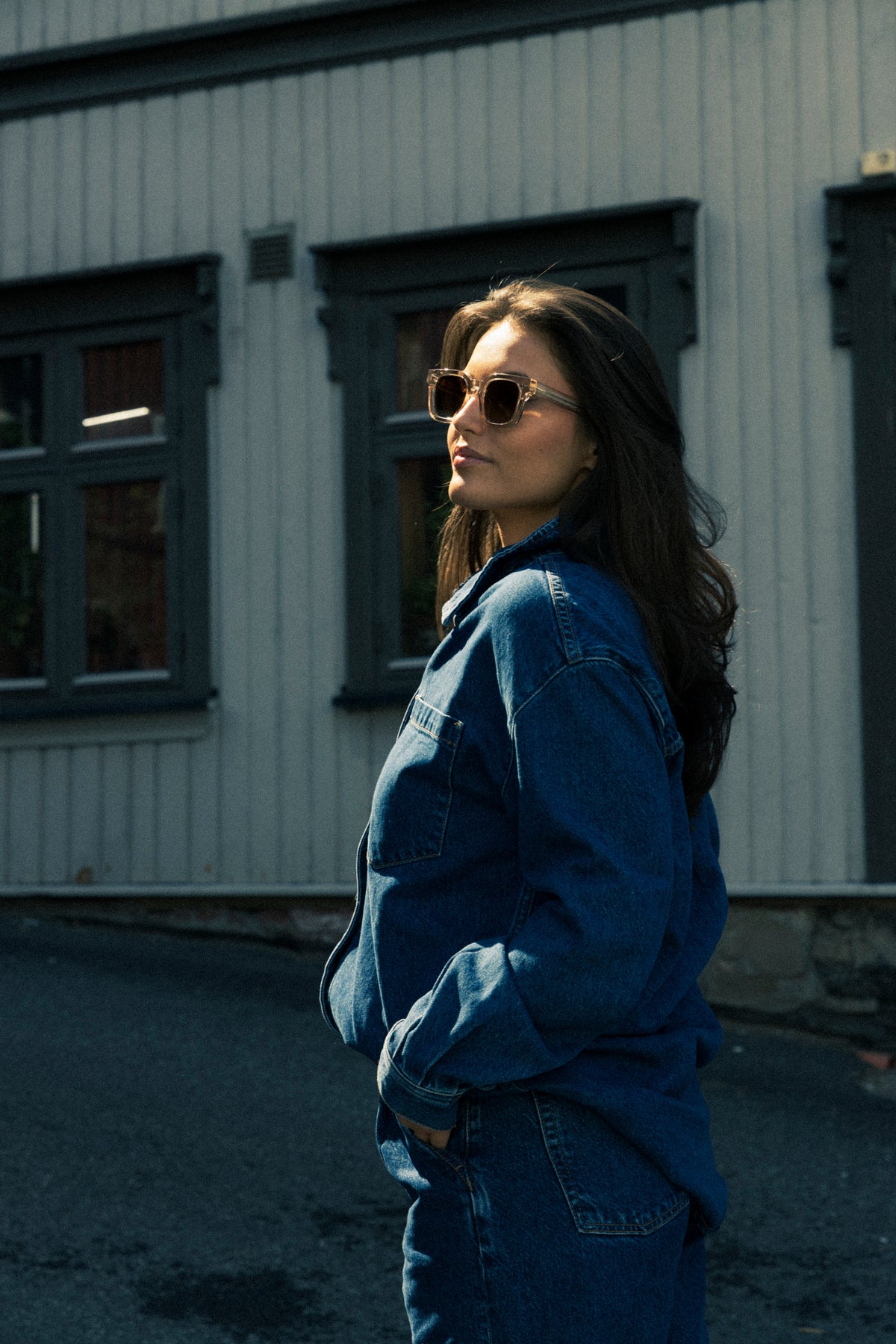 Alex Shirt - Washed Dark Blue
