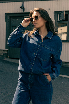 Alex Shirt - Washed Dark Blue