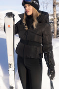 Emily Down Belt Jacket - Svart