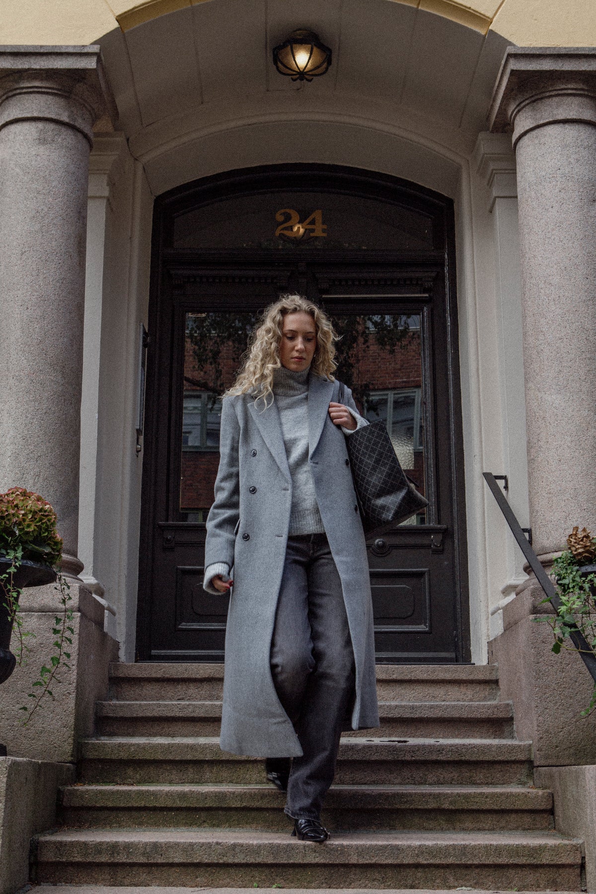 Falcon Coat - Grey Mel