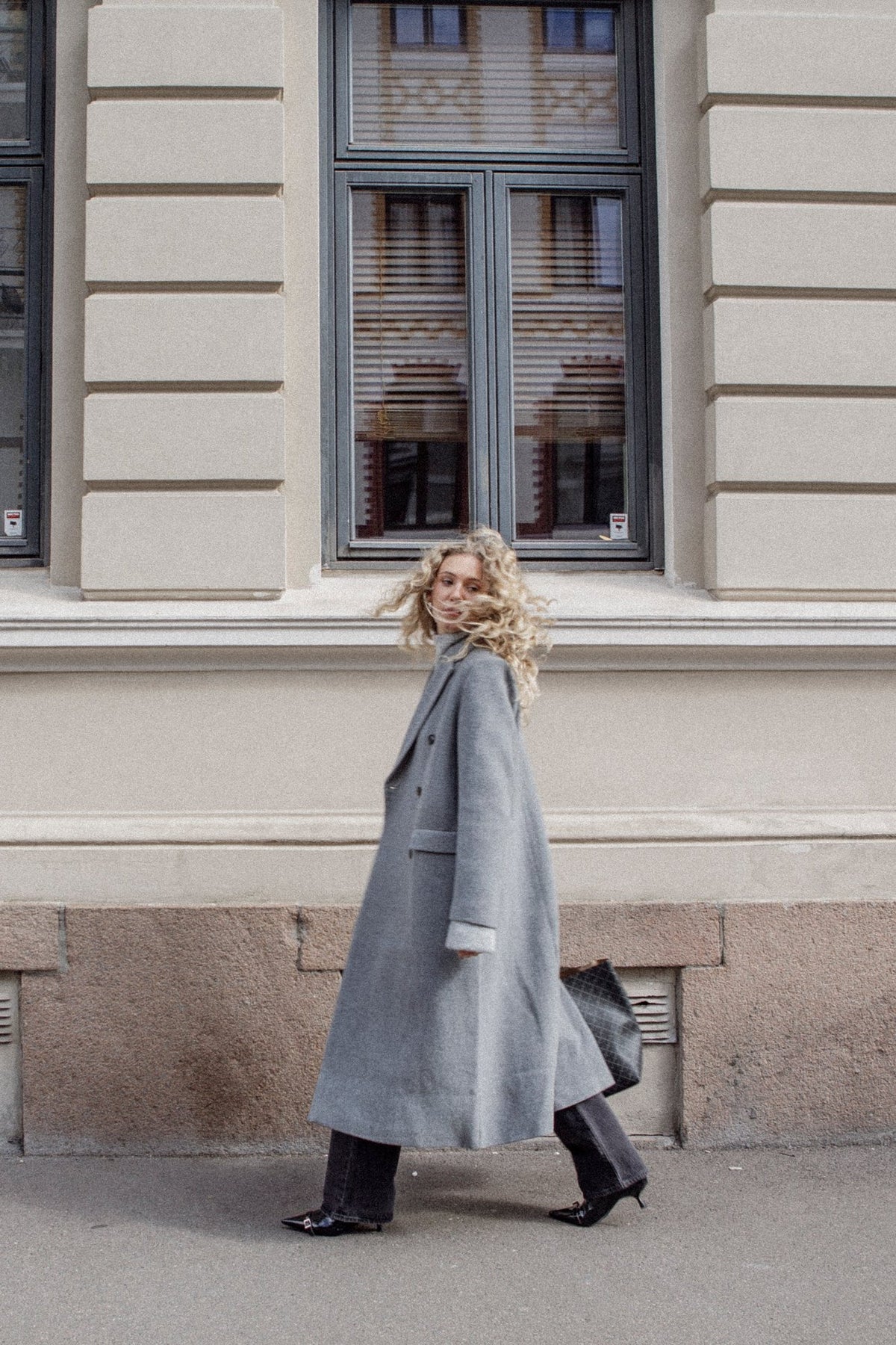 Falcon Coat - Grey Mel