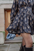 Poplin Mini Dress - Midnight Paisley