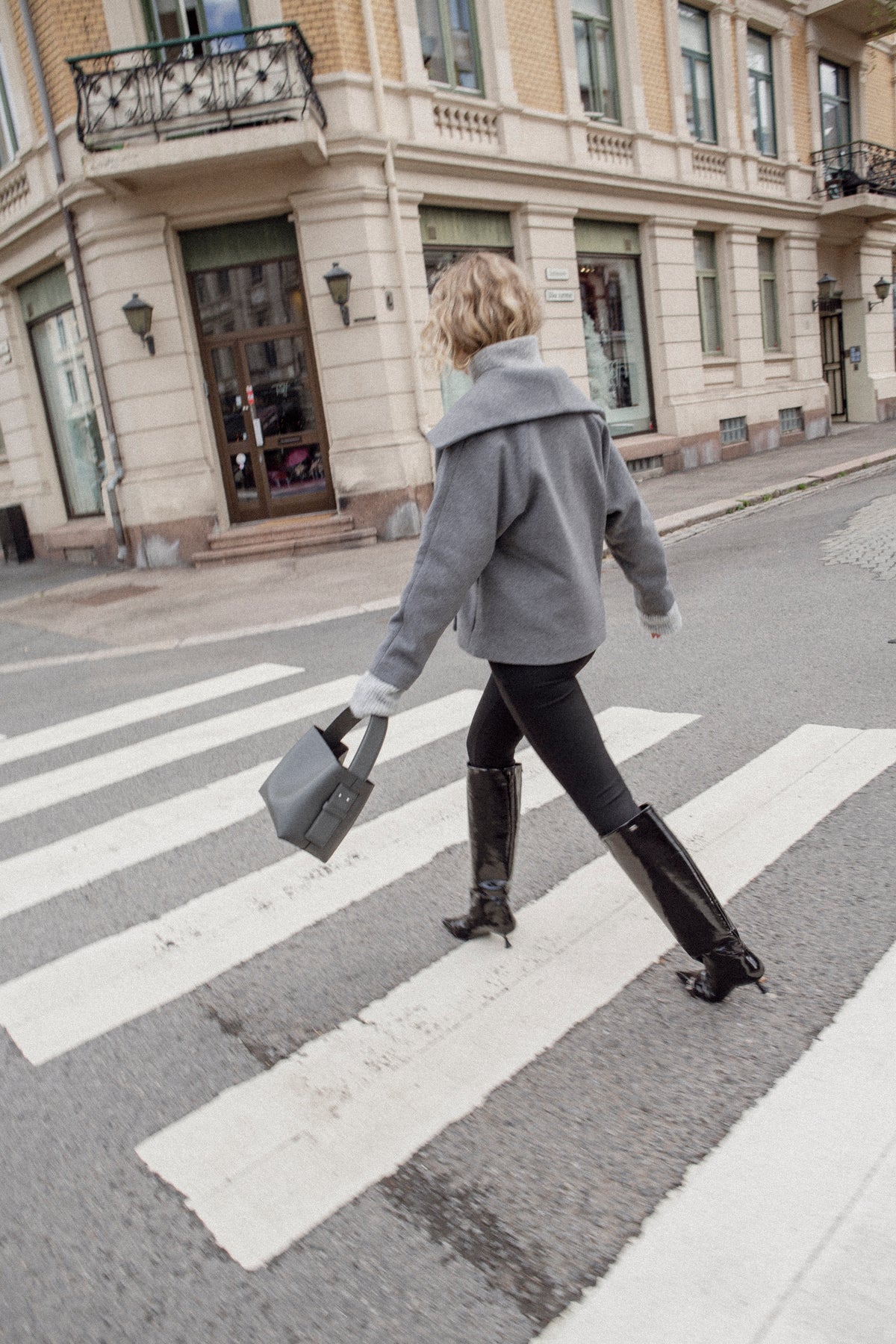 PerryIW Short Coat - Granite Melange