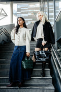 Wool Puffed Cardigan - Off White