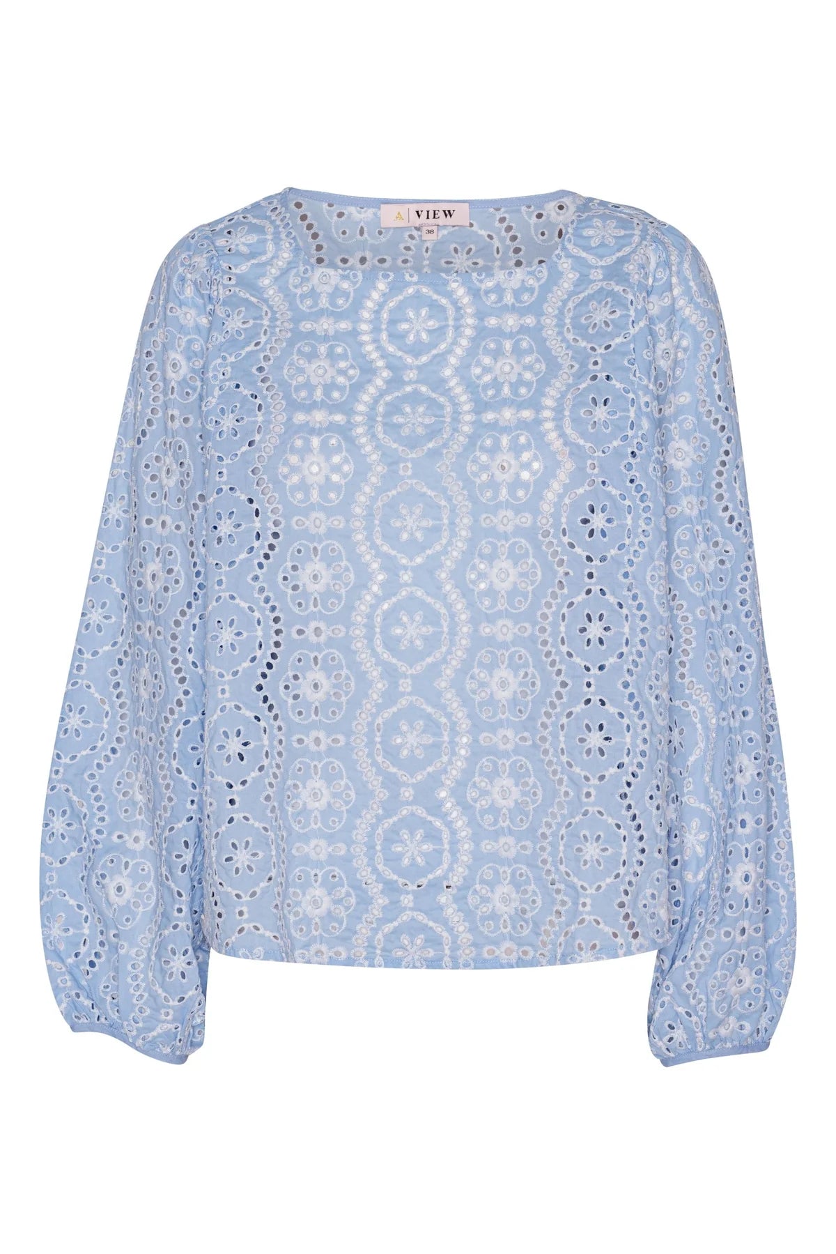 Karli Blouse - Blue/White