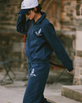 Vendome Embroidered Sweatpant - Dark Navy