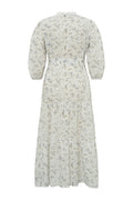 Kate Long Dress - Off White/Blå