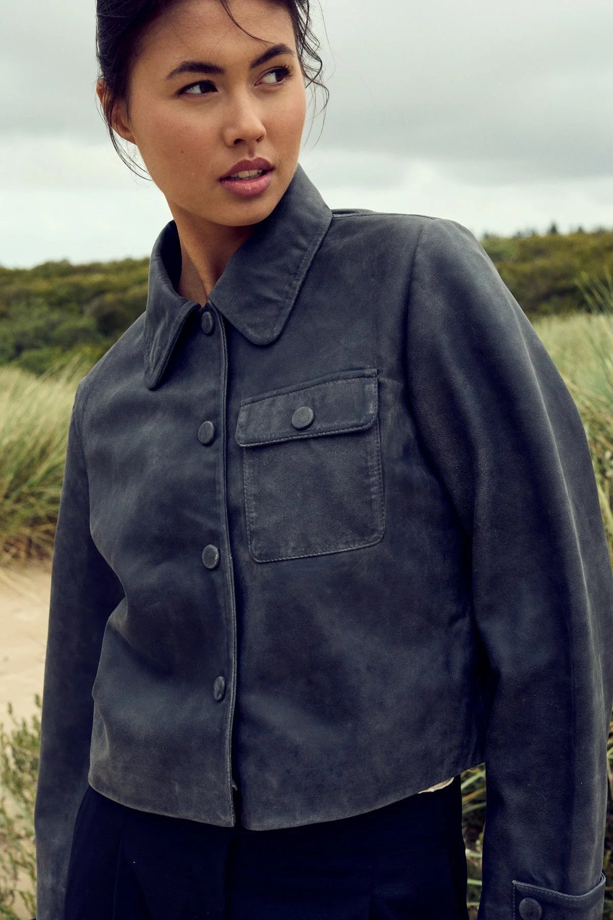 Katrenna Jacket - Dark Grey Wash