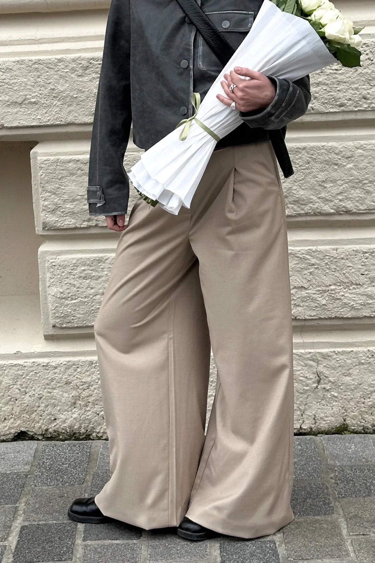 Kazia Pants - Oyster