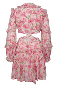 Kelly Mini Dress - Pink Hollyhock