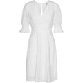 Koko Short Cotton Dress - Vit