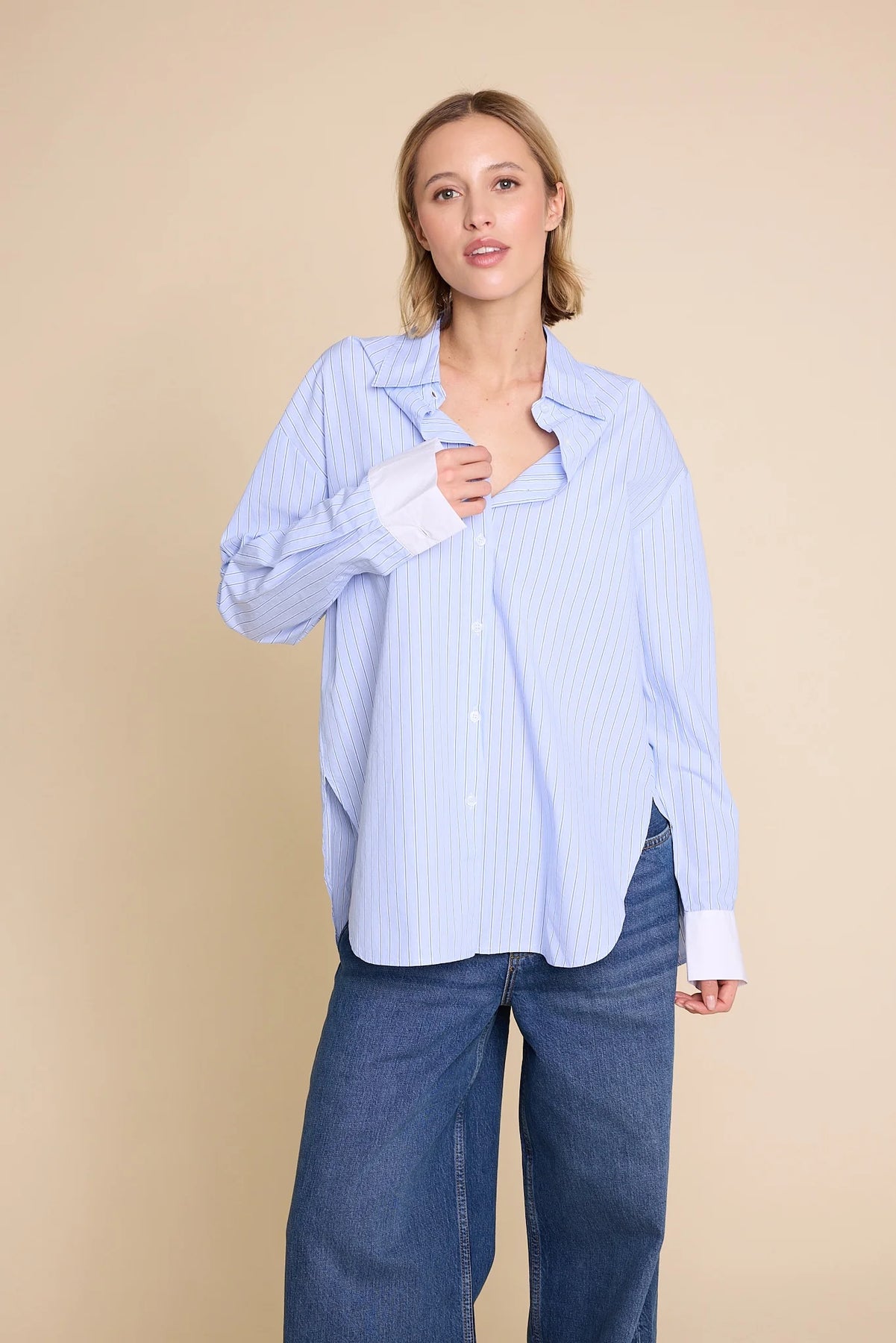 Krista Stripe - Light Blue