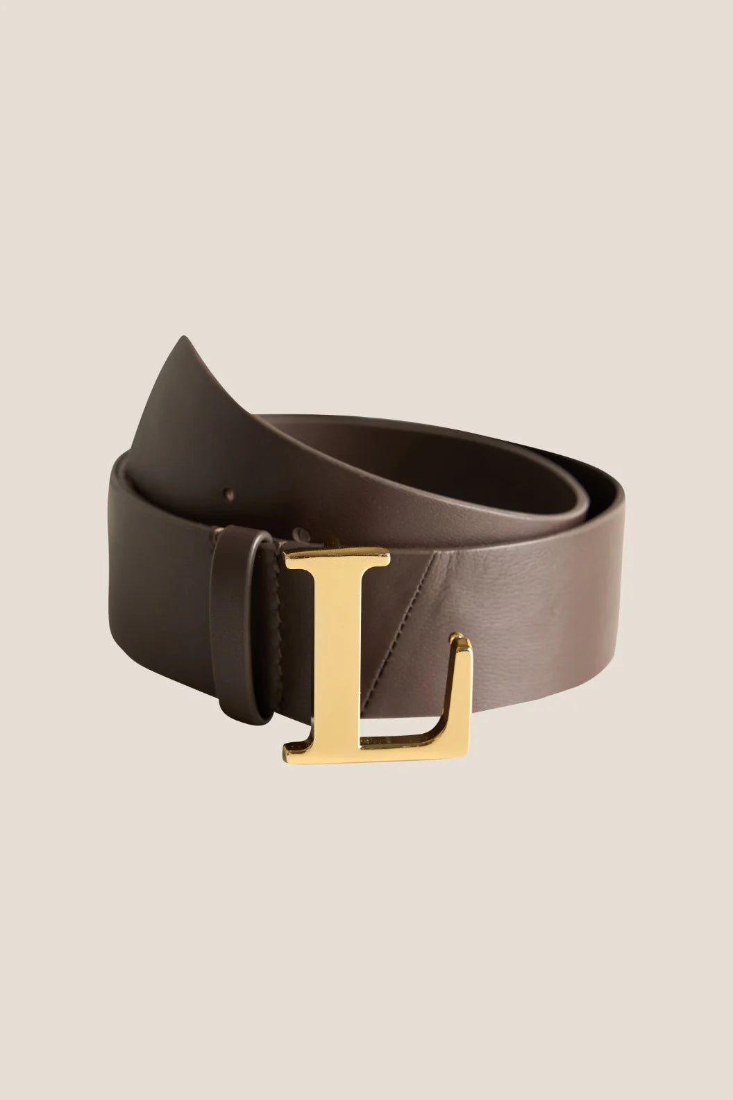 L-Belt - Brun/Guld
