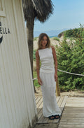 Corine Knit Tank Top - Off White