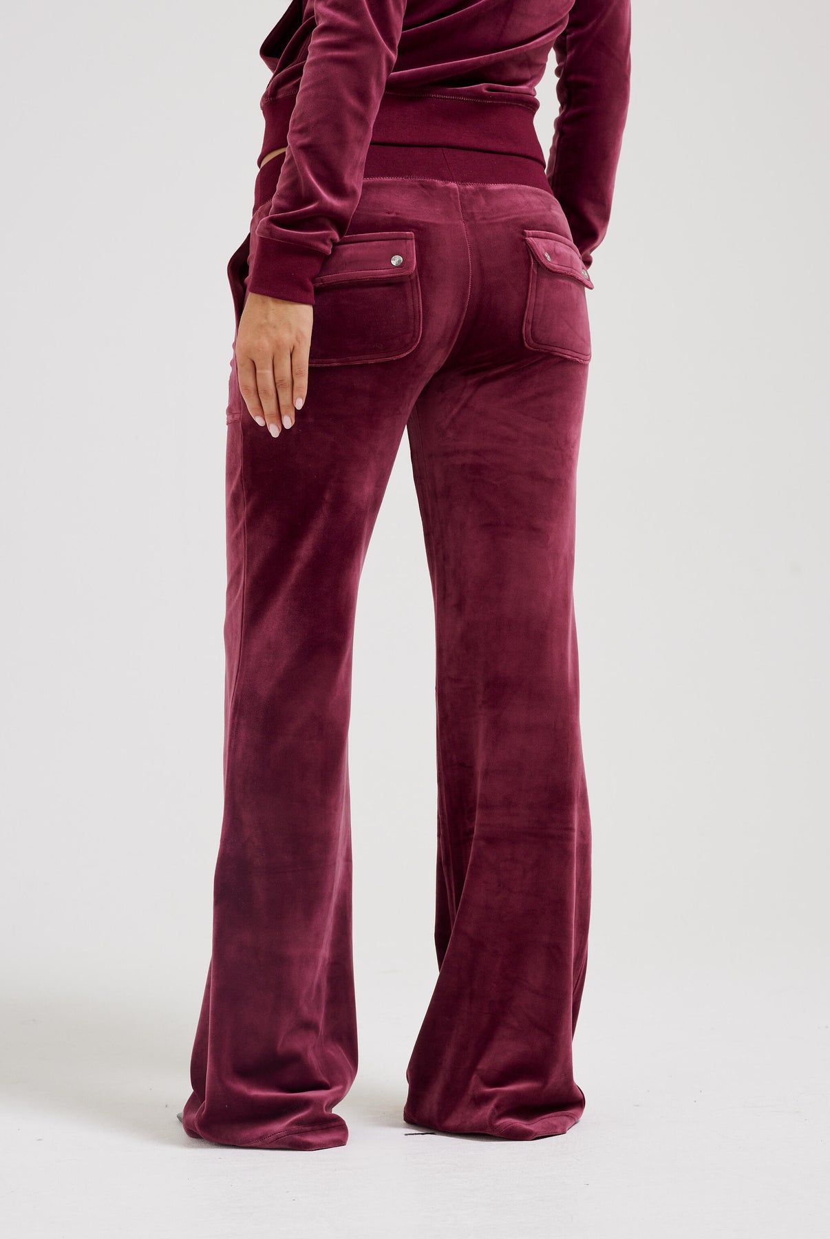 Layla Low Rise Flare Pocketed - Tawny Port
