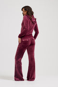 Layla Low Rise Flare Pocketed - Tawny Port
