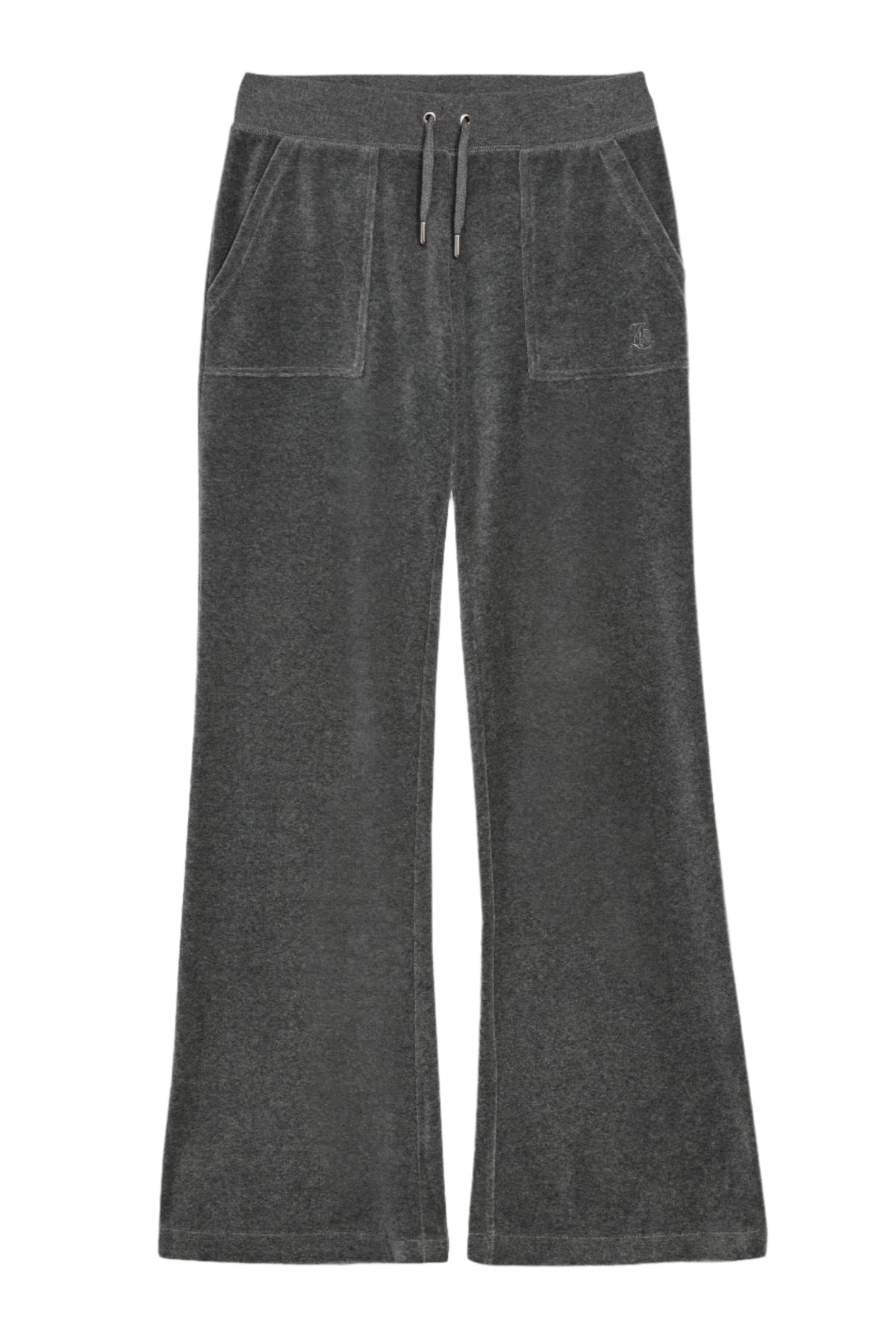 Layla Low Rise Flare Pocketed - Charcoal Marl
