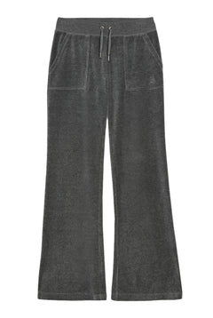 Layla Low Rise Flare Pocketed - Charcoal Marl