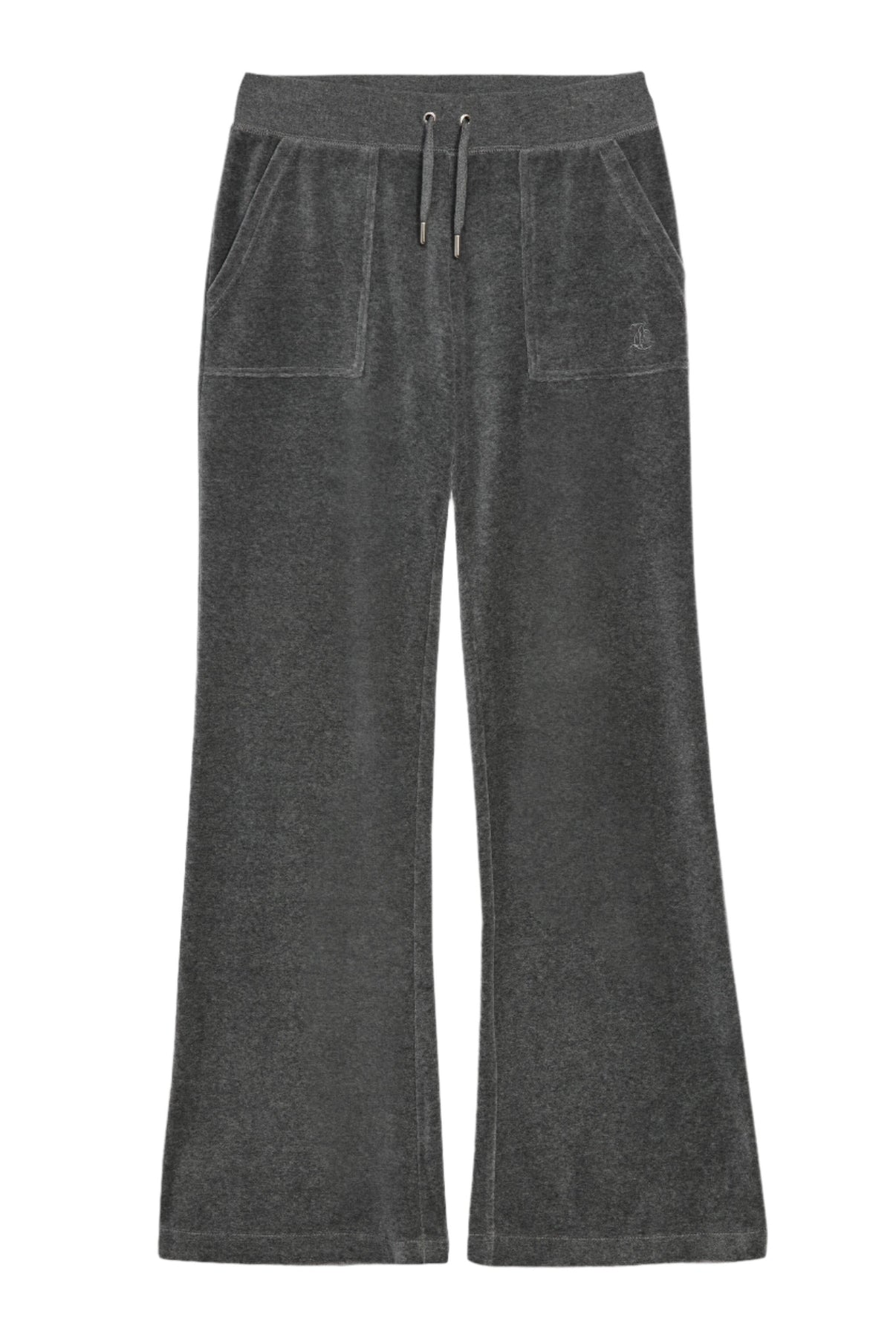 Layla Low Rise Flare Pocketed - Charcoal Marl