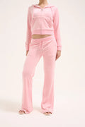 Layla Low Rise Flare Pocketed - Juicy Pink