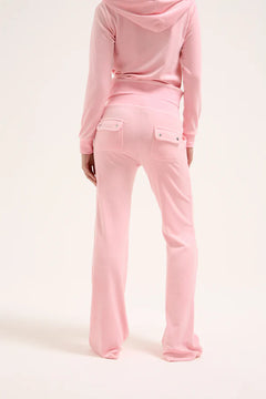 Layla Low Rise Flare Pocketed - Juicy Pink