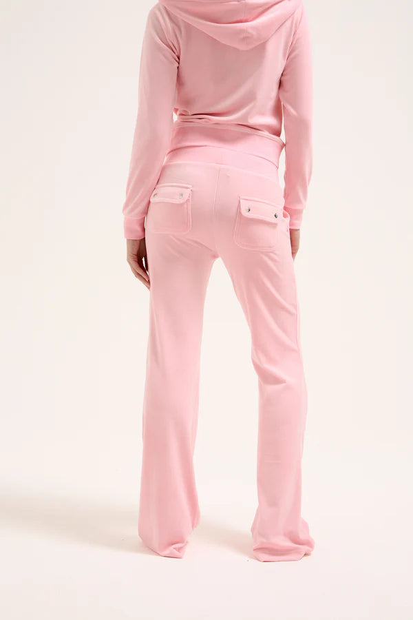 Layla Low Rise Flare Pocketed - Juicy Pink