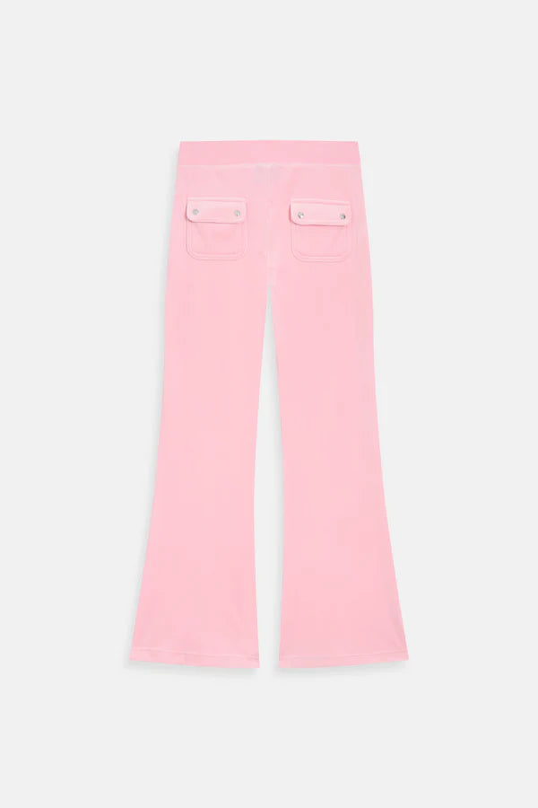 Layla Low Rise Flare Pocketed - Juicy Pink
