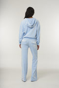 Layla Low Rise Flare Pocketed - Powder Blue