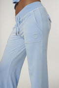 Layla Low Rise Flare Pocketed - Powder Blue