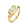 Lemon Disco Ring - Guld