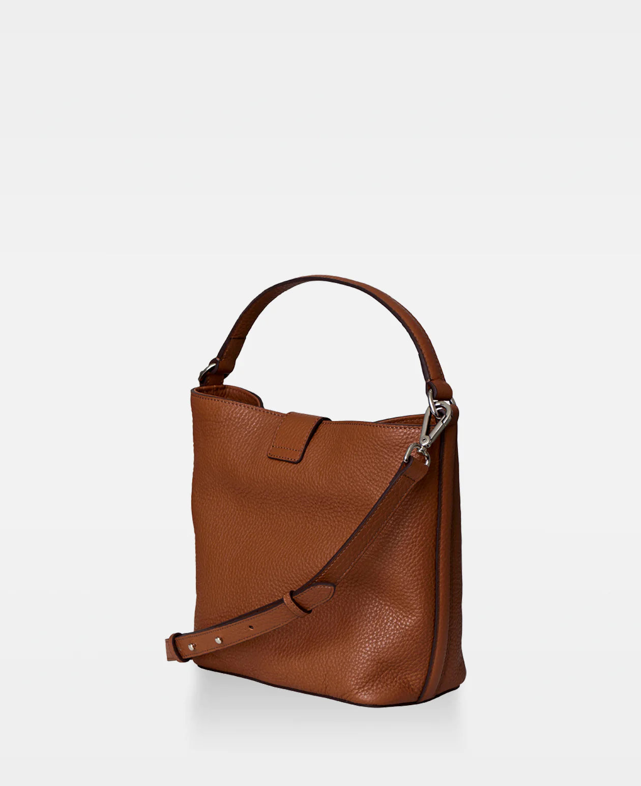 Lexie Small Bucket Bag - Cognac
