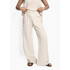 Lila Linen Trousers - Summer Sand