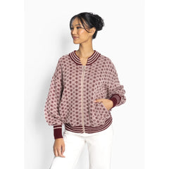 Logo Short Cardigan - Rose Smoke