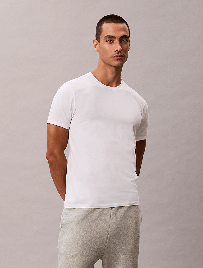 S/S Crew Neck 3-pack - Vit