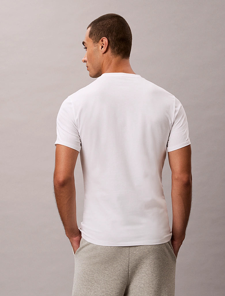 S/S Crew Neck 3-pack - Vit