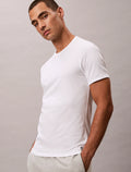 S/S Crew Neck 3-pack - Vit