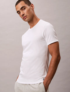 S/S Crew Neck 3Pk - White
