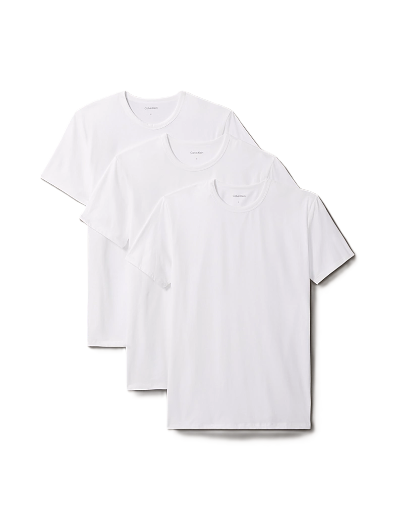 S/S Crew Neck 3-pack - Vit