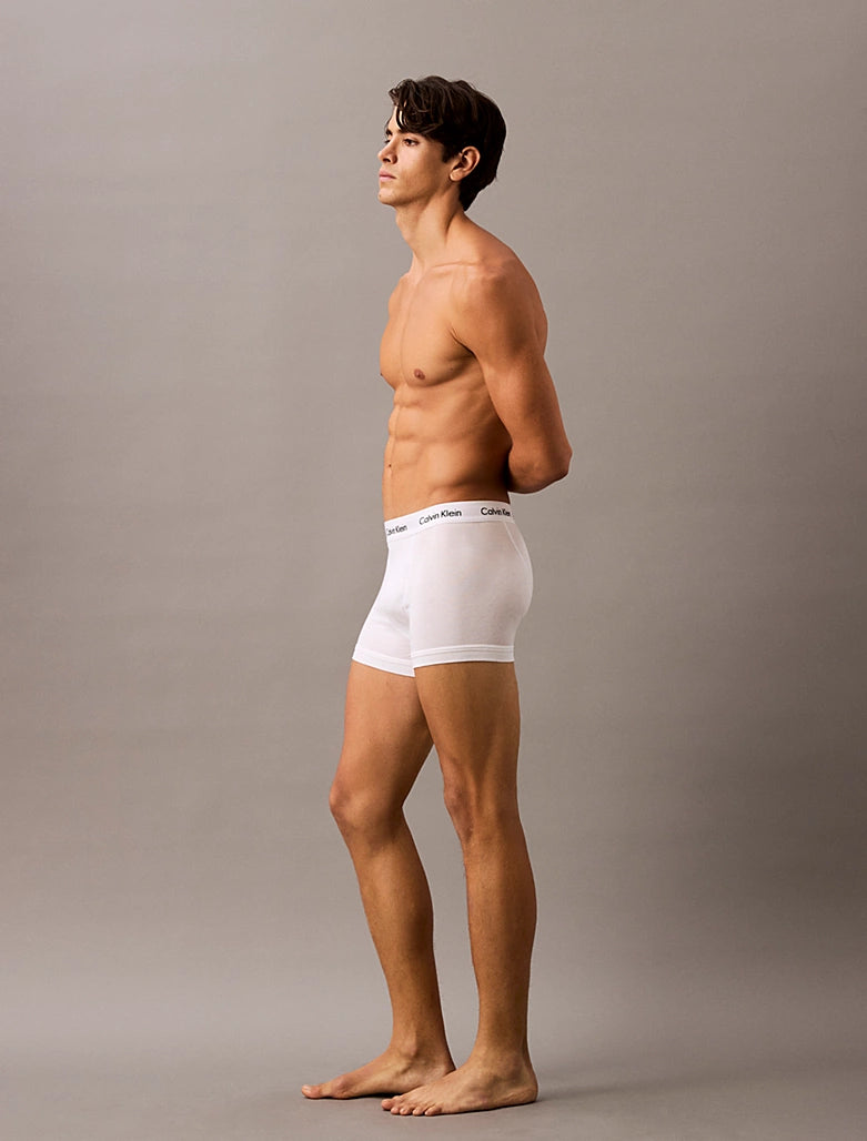 Calvin Klein Relaxed Trunk 3-pack - Svart/Vit/Gråmelerad