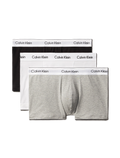 Calvin Klein Relaxed Trunk 3-pack - Svart/Vit/Gråmelerad