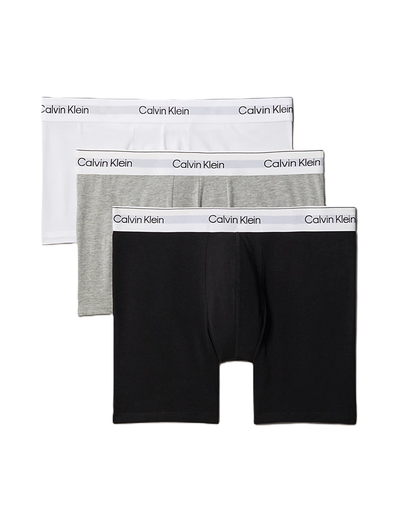 Boxer Brief 3-pack - Grey Heather/White/Black